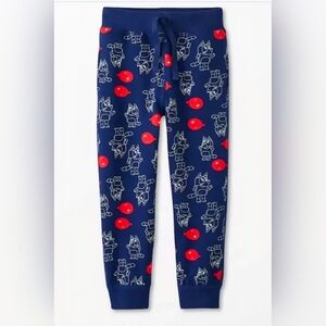 Hanna Andersson Navy Pajama Bottoms with Red Balloon Print